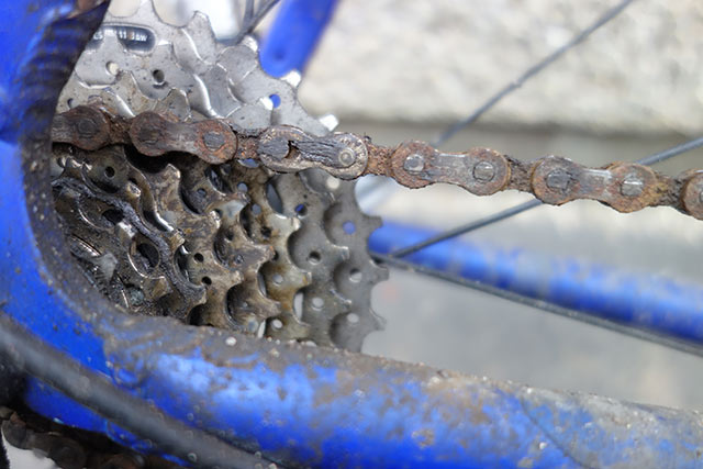rusty chain