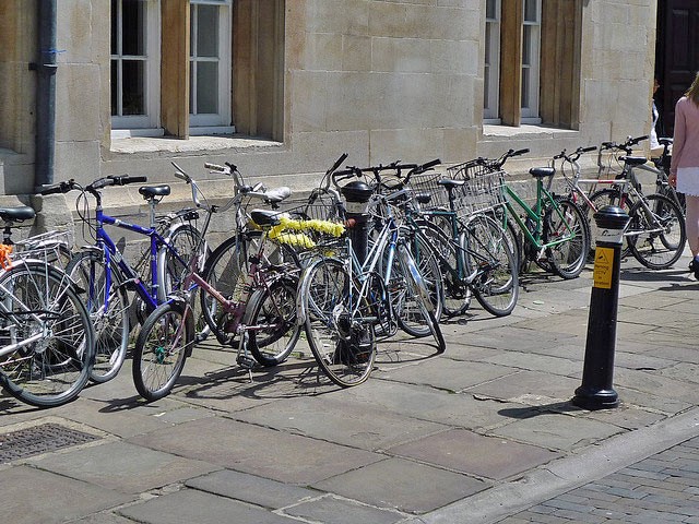 parked-bikes-on-pavement