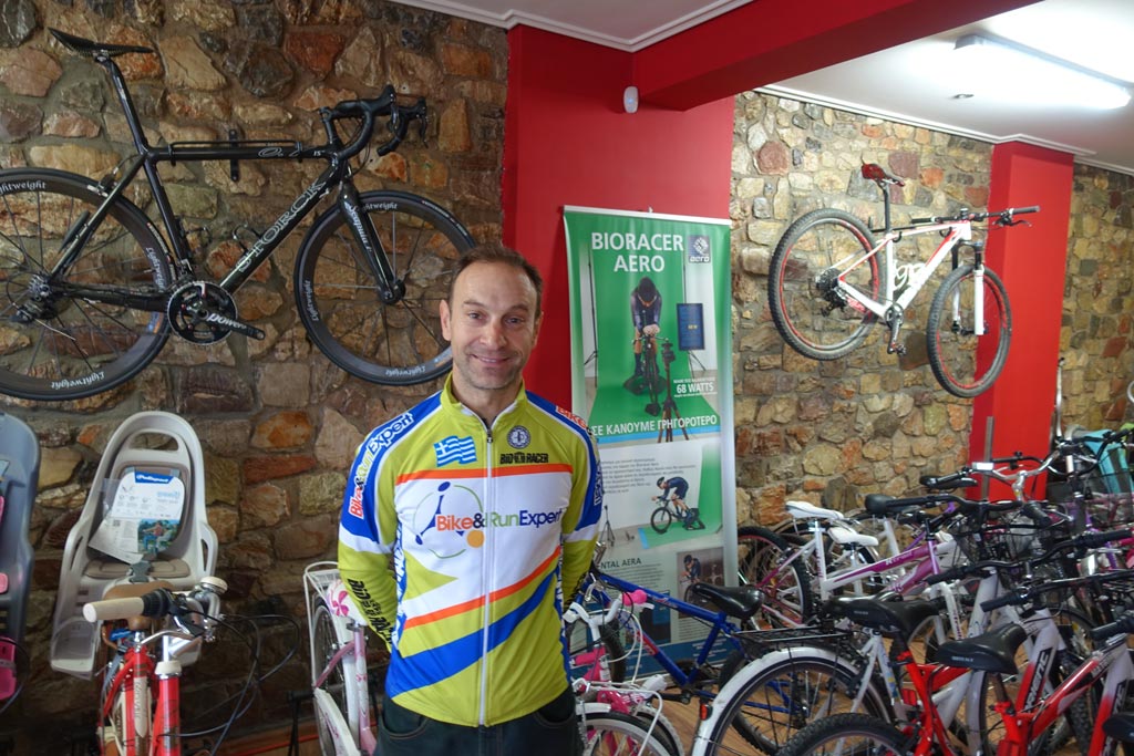 kosmas of Bike Run. The Greek distributor of Bioracer Aero